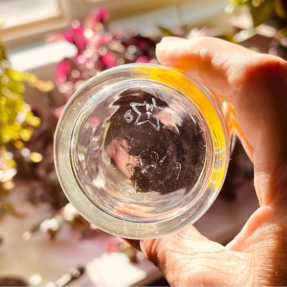 Set of 4 Vintage Drinking Glasses Yellow Varsity Football - Picture 6 of 11